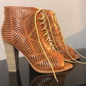 Caged Booties/Combat Heels